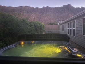 Idromassaggio all'aperto