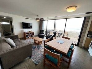 TV - Indoor/Outdoor living on the ocean front. (San Diego)