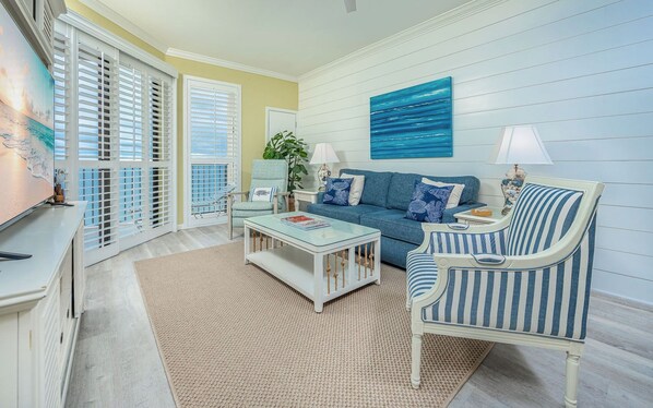 Téléviseur à écran plat, chaîne audio