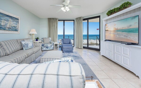 Flat-screen TV - Third Floor Phoenix X Three Bedroom on the BEACH (Orange Beach)
