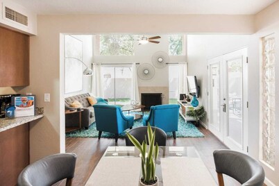 Architect-Designed Retreat with a BBQ Patio and Pool