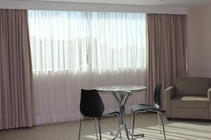 Blick von der Unterkunft