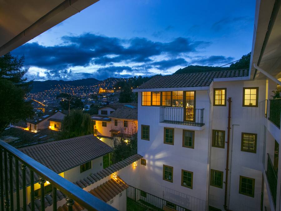 Vue depuis l’hébergement