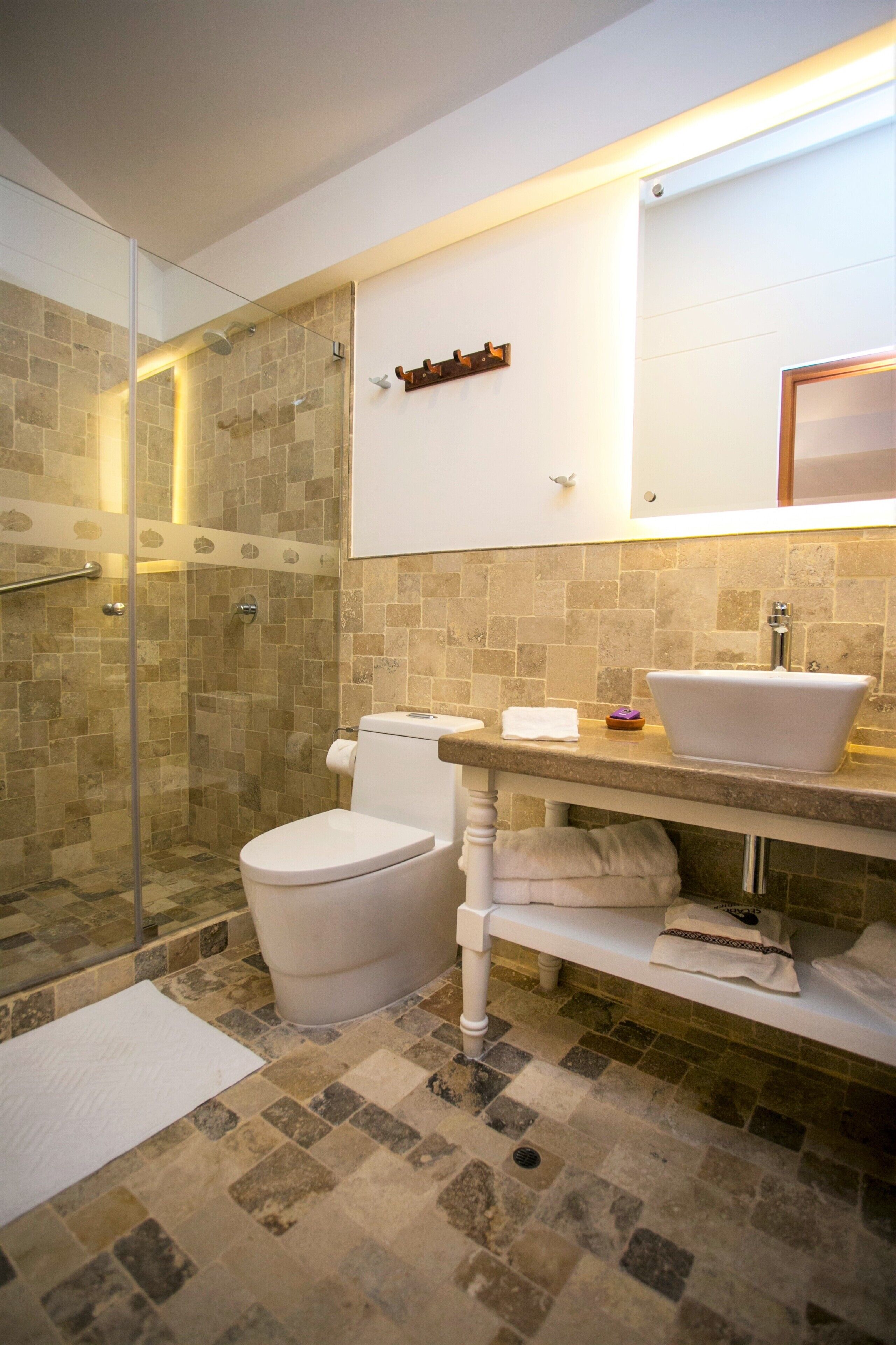 junior suite, 1 king bed | bathroom | shower, rainfall showerhead, free toiletries, hair dryer