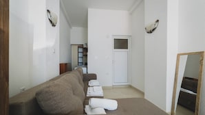 Comfort Studio, 1 Bedroom, Terrace, Sea View | 1 bedroom, desk, iron/ironing board, WiFi (free) - Apartments Villa Ana (Budva)