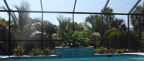 屋外プール、温水プール