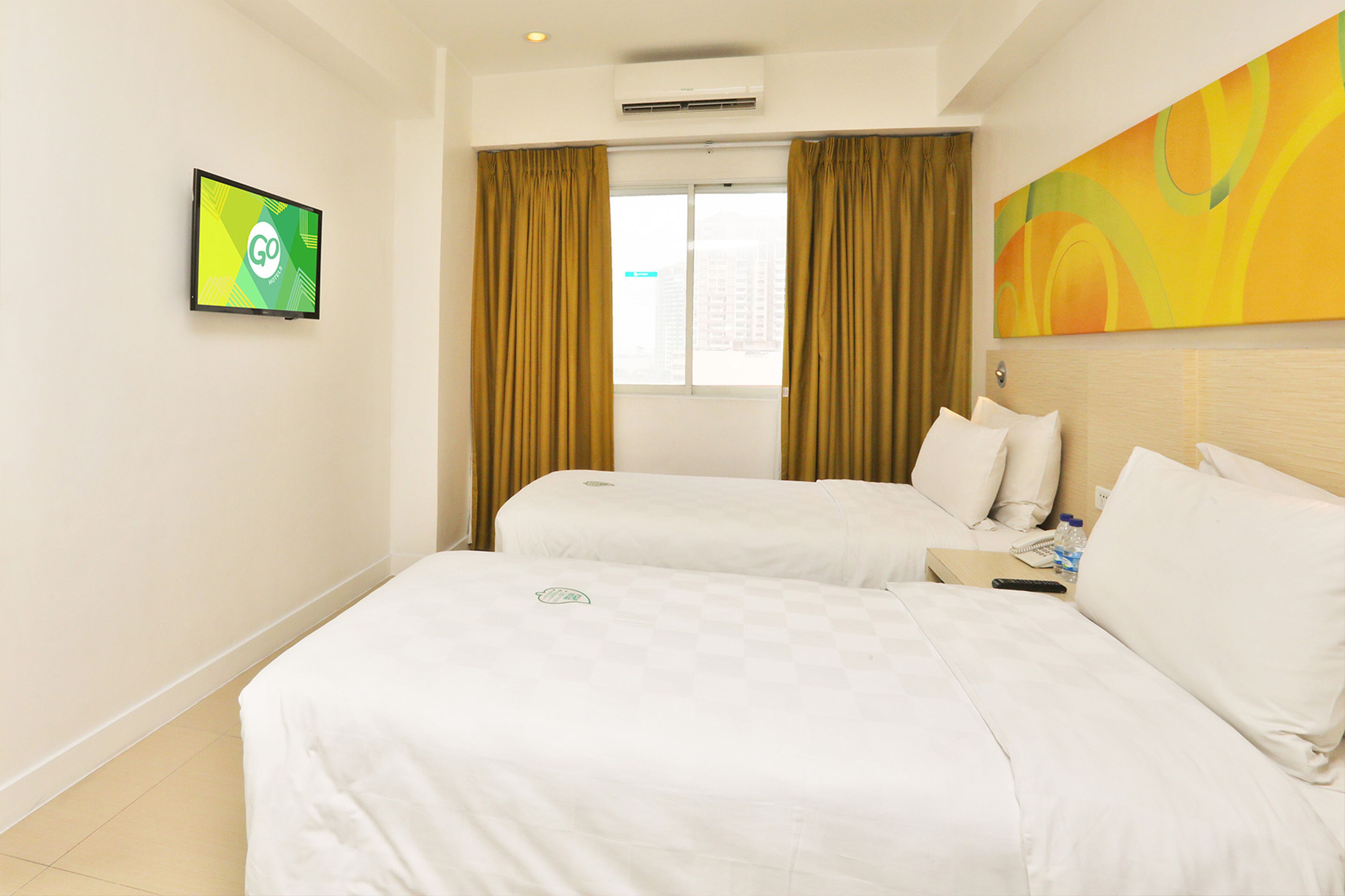 twin room | in-room safe, desk, iron/ironing board, free wifi