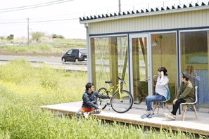 Balcony - COCORETO THE GUEST HOUSE - Hostel (Matsue)