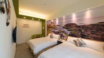 Quadruple Room | Premium bedding, desk, blackout drapes, soundproofing