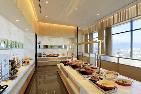 Daily buffet breakfast (JPY 1980 per person). Candeo Hotels Nara Kashihara