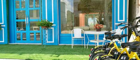 Voorkant van accommodatie