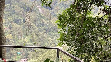 Vista frontal de la propiedad
