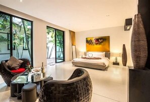 6 bilik tidur, peralatan tempat tidur premium