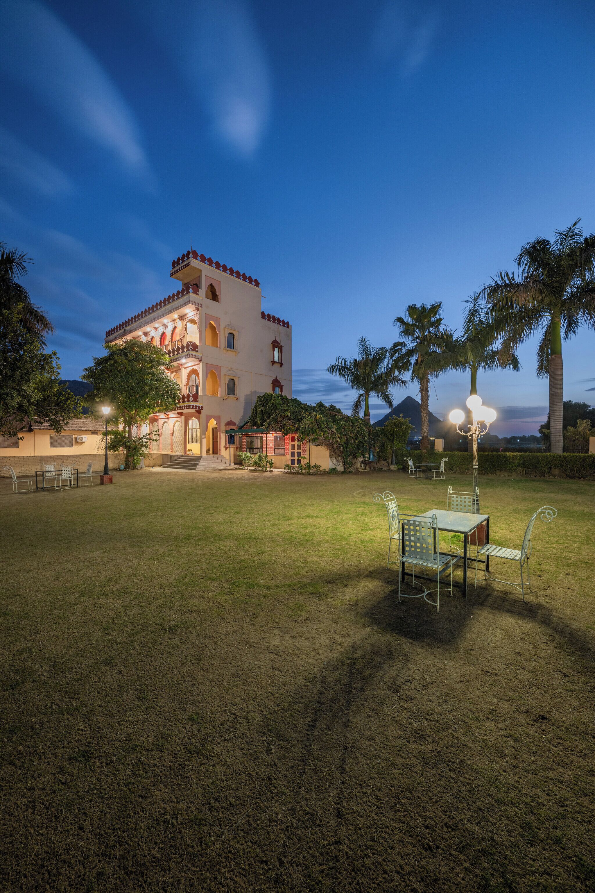 Front of property - evening/night