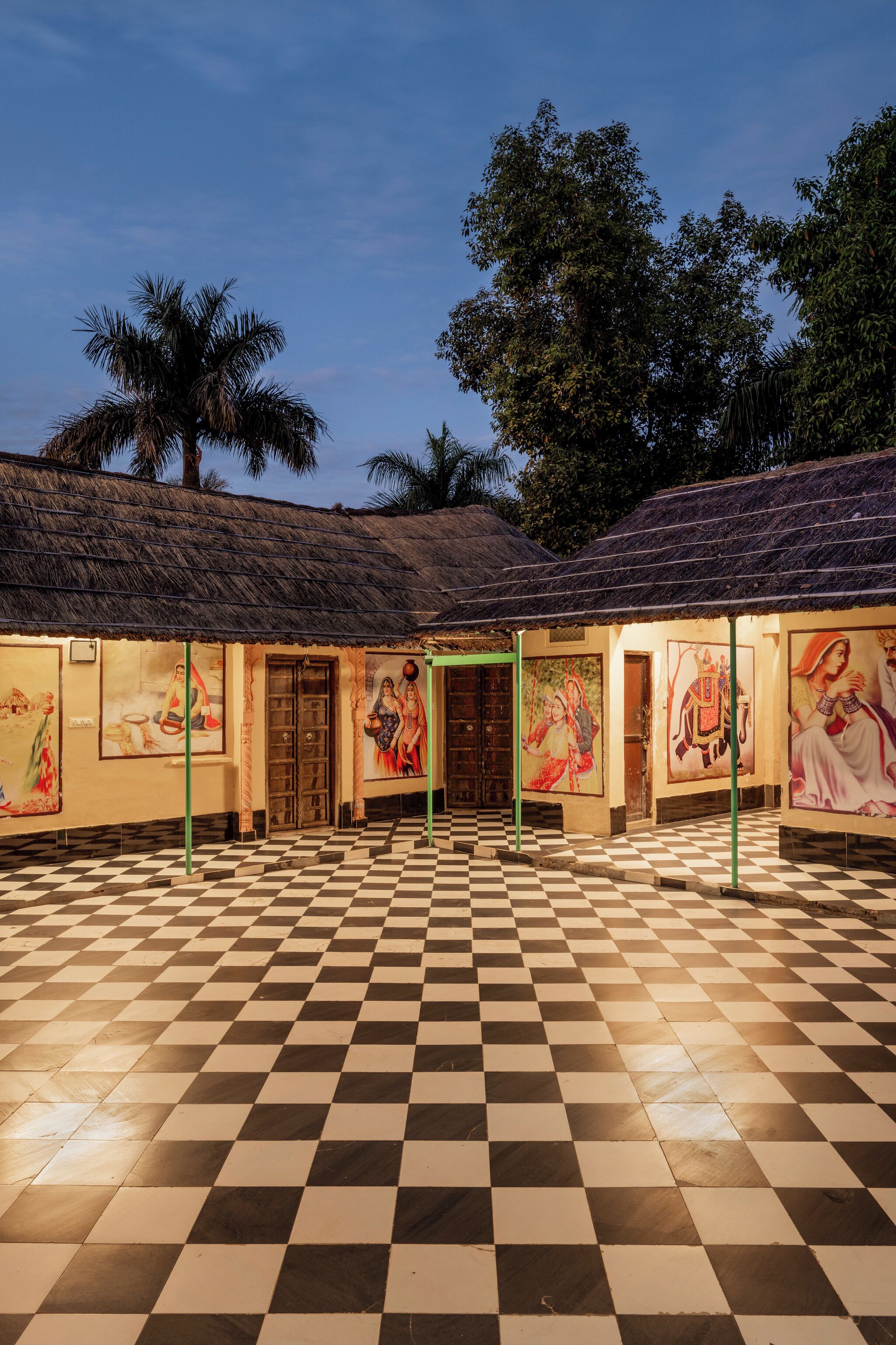 front of property – evening/night