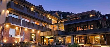 Fassade der Unterkunft