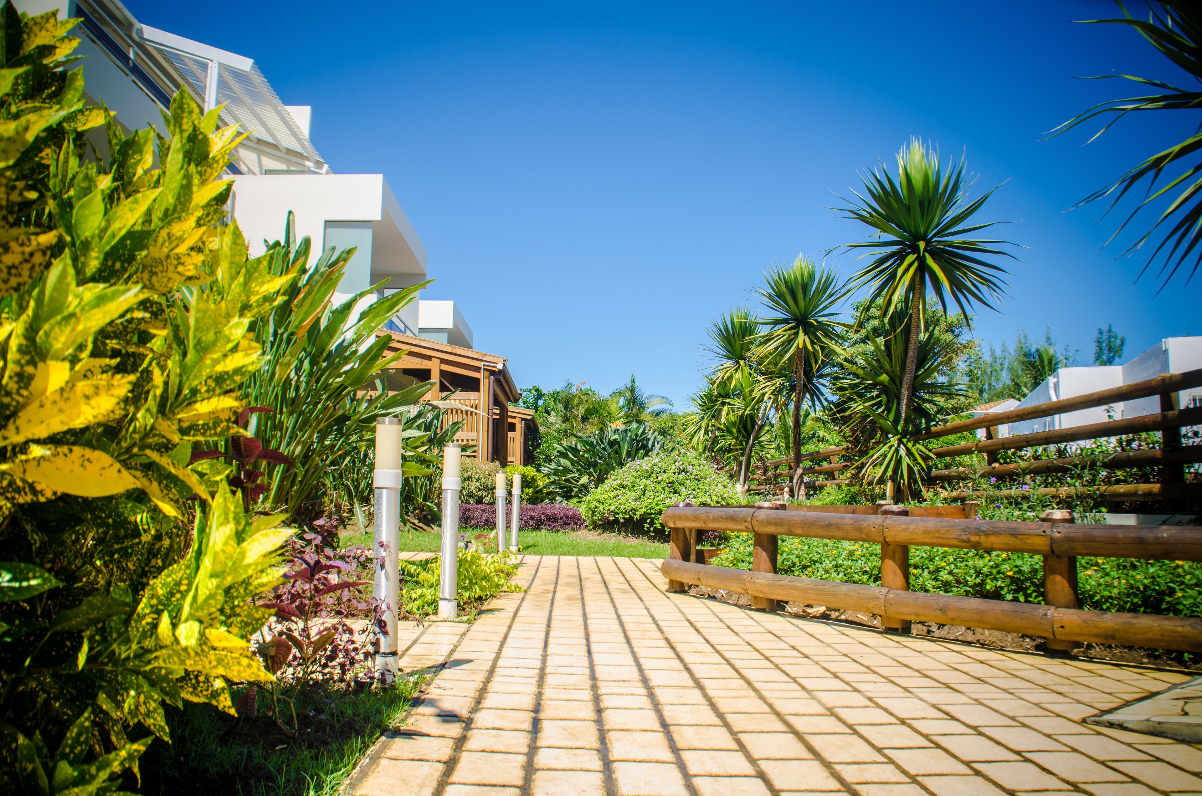 تفاصيل الفندق من الخارج