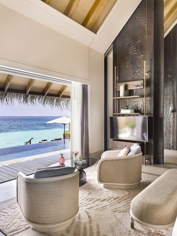 40-inch flat-screen TV with satellite channels, TV, foosball