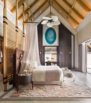 Two Bedroom Beach Pool Villa | 1 bedroom, premium bedding, minibar, in-room safe