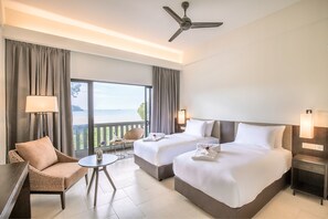 In-room safe, desk, laptop workspace, blackout curtains - Camar Resort Langkawi (Langkawi)