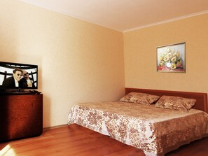 Apartment | Premium bedding, blackout drapes, iron/ironing board, free WiFi - ApartLux Sokolnicheskaya Superior (Moscow)
