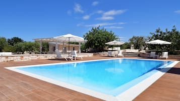 Udendørs pool, liggestole