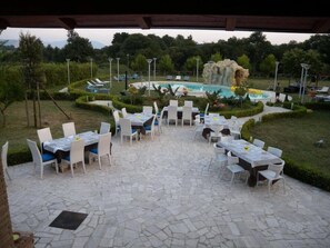 Espace banquet en plein air