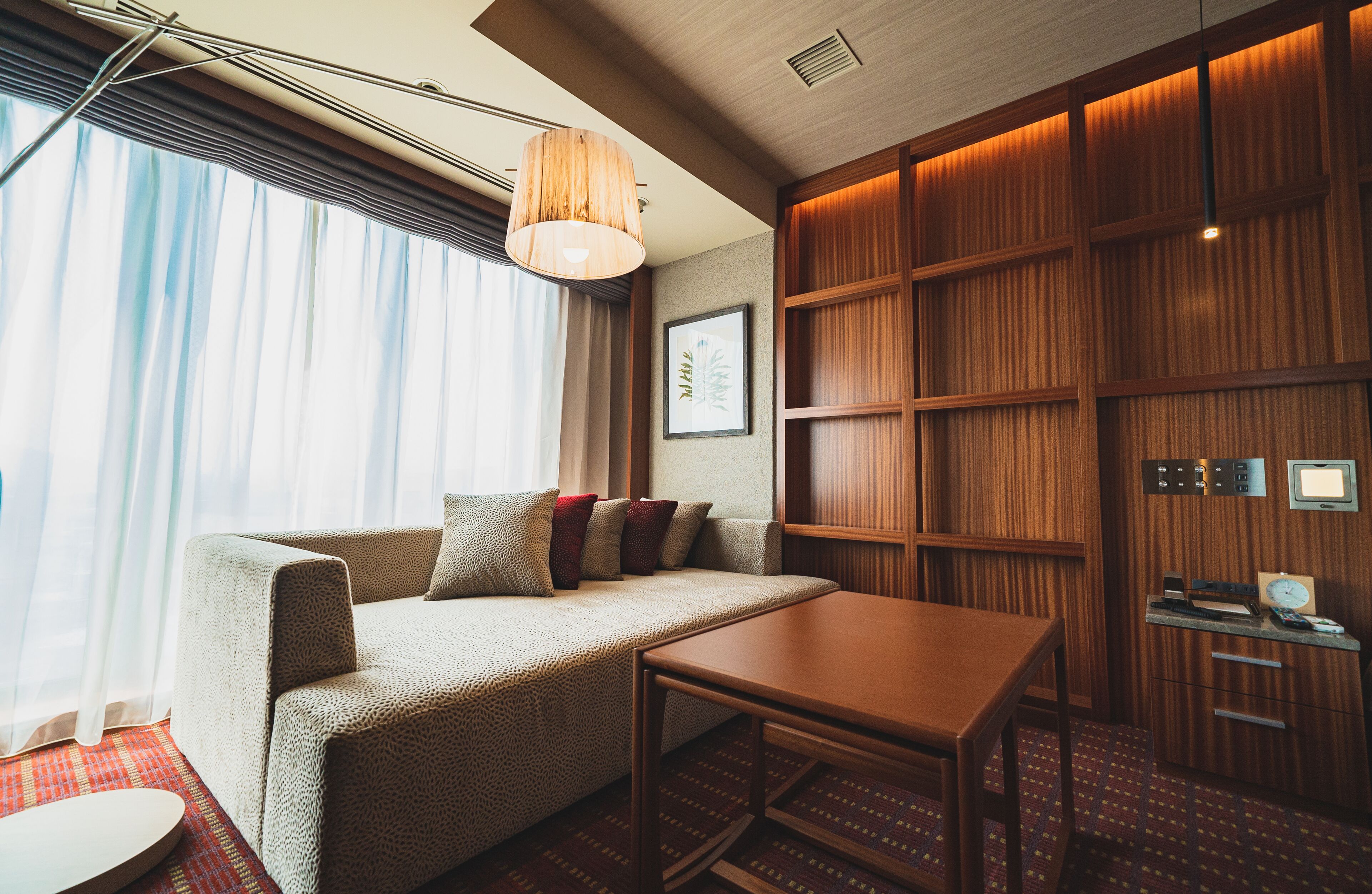 luxury twin room | 1 bedroom, desk, laptop workspace, free wifi