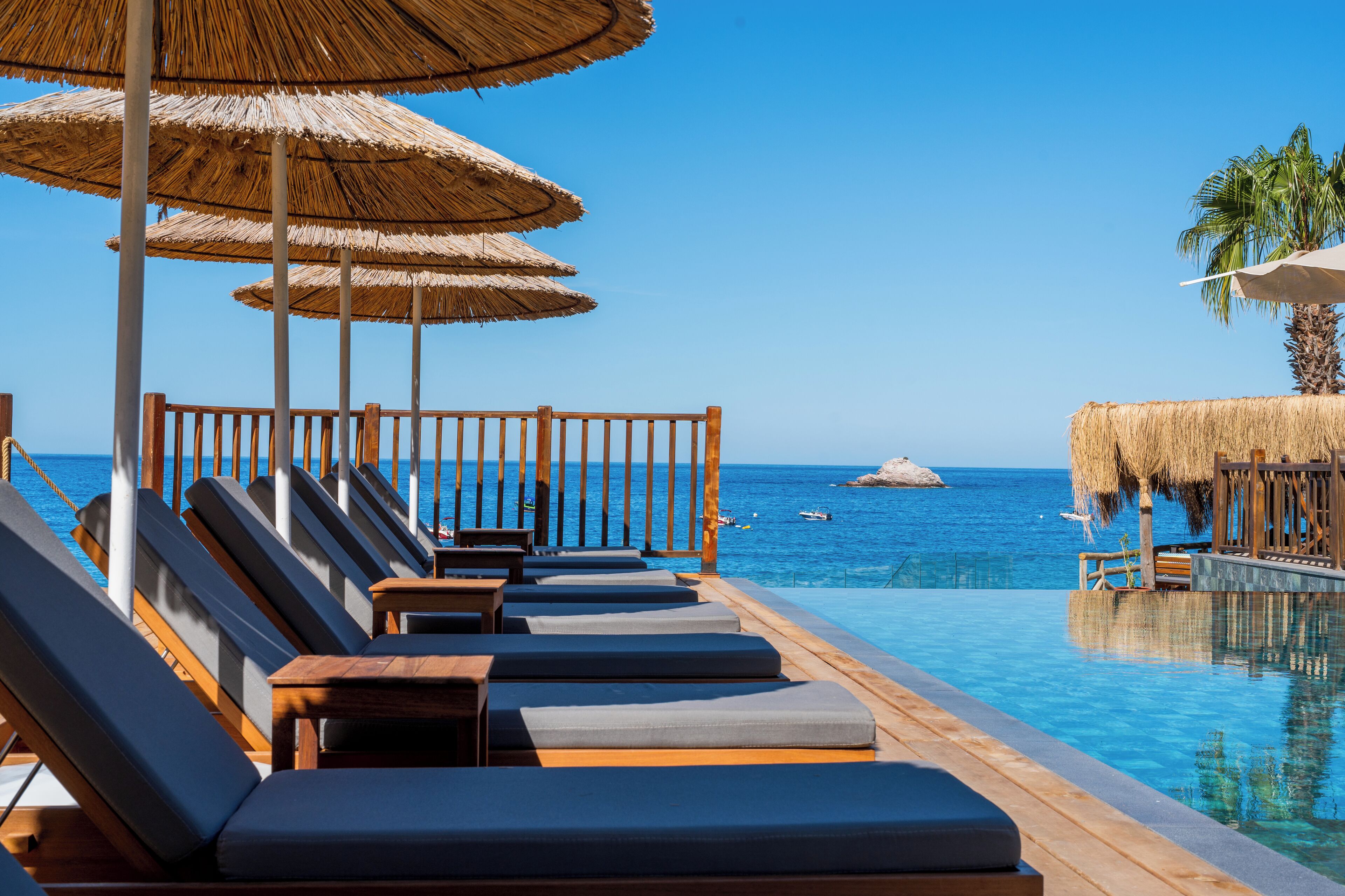 on the beach, fishing