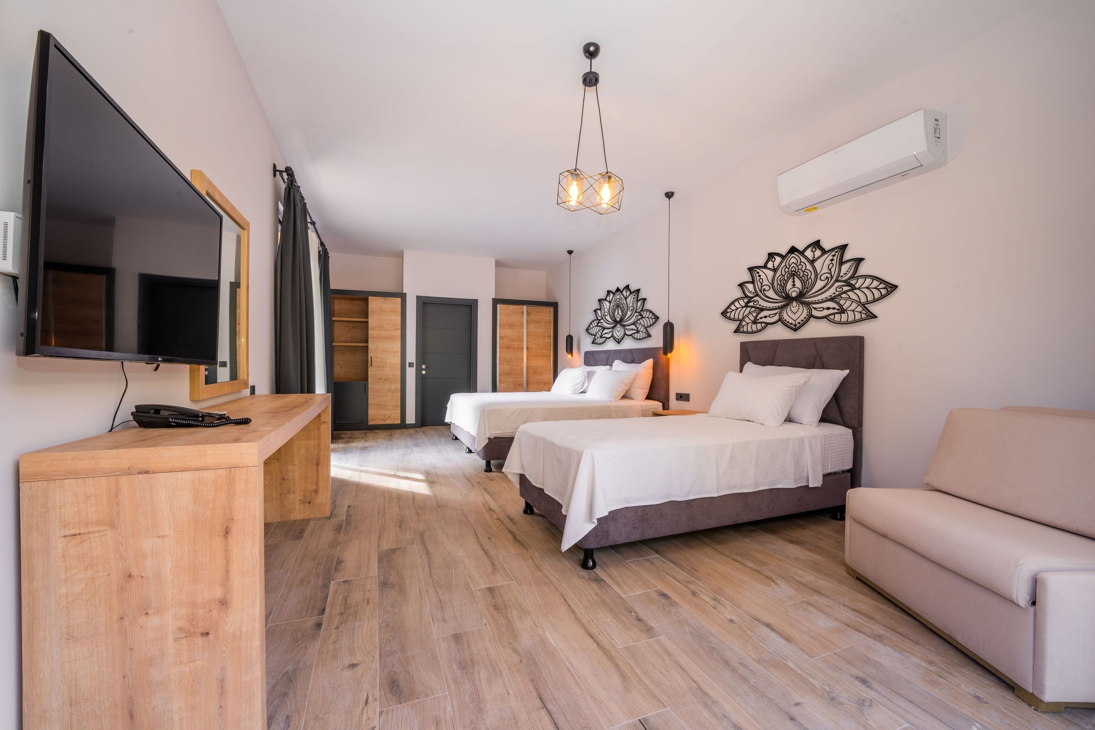 carob suite | 1 bedroom, select comfort beds, minibar, individually decorated