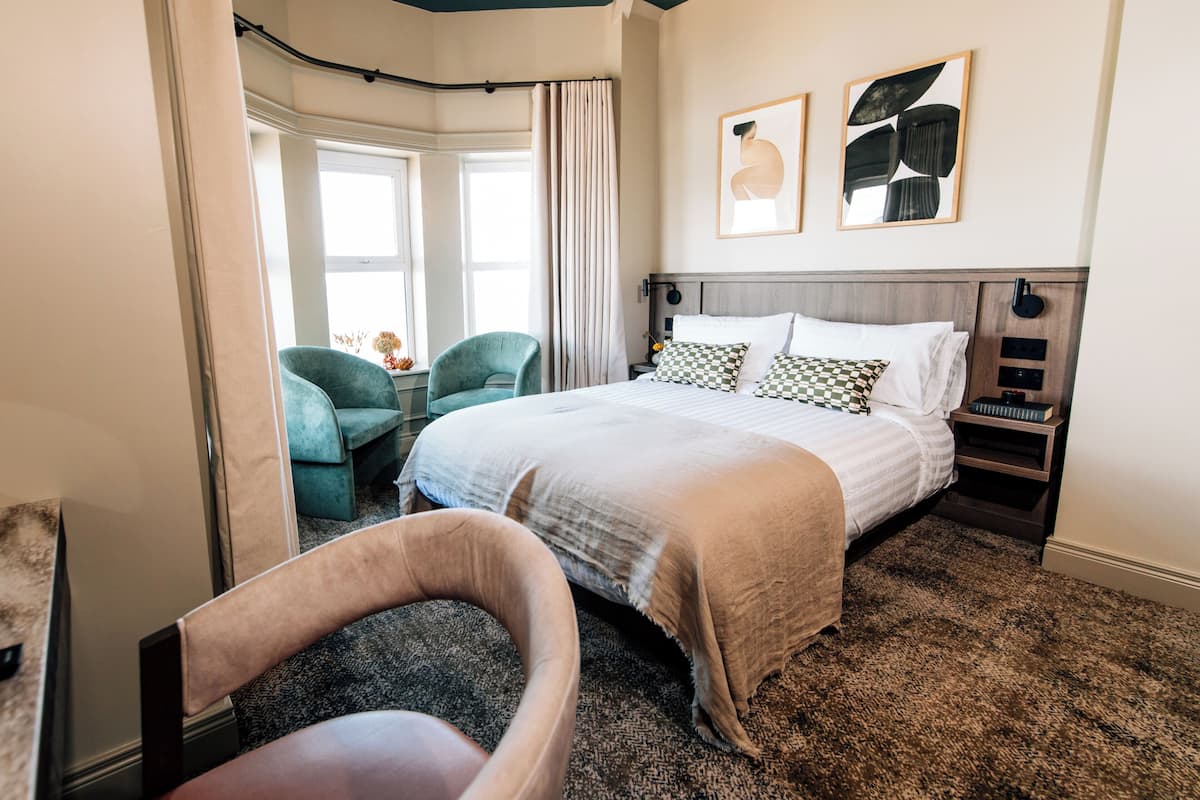 Chambre Double Supérieure, plusieurs lits, vue mer