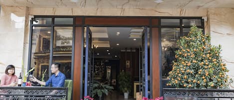 Entrée de l’hébergement