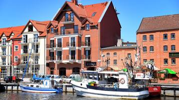 Majoituspaikan julkisivu