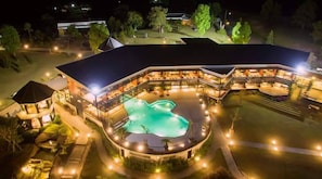 Front of property – evening/night