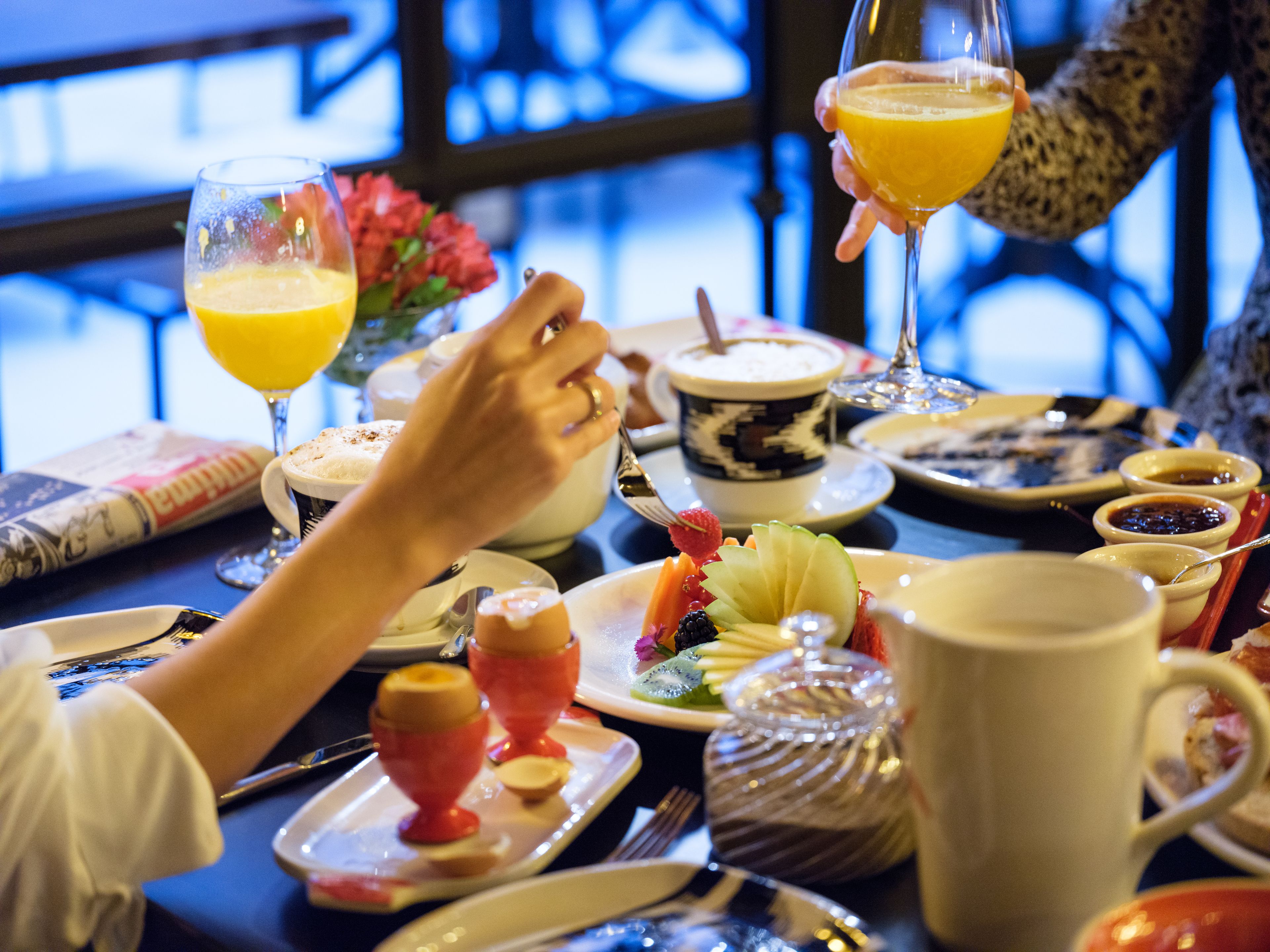 Café da manhã continental todos os dias (EUR 25 por pessoa) 