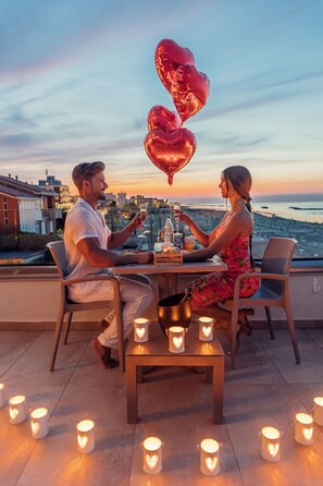 Suite, Terrace, Sea View (Wellness con Sauna e Jacuzzi)