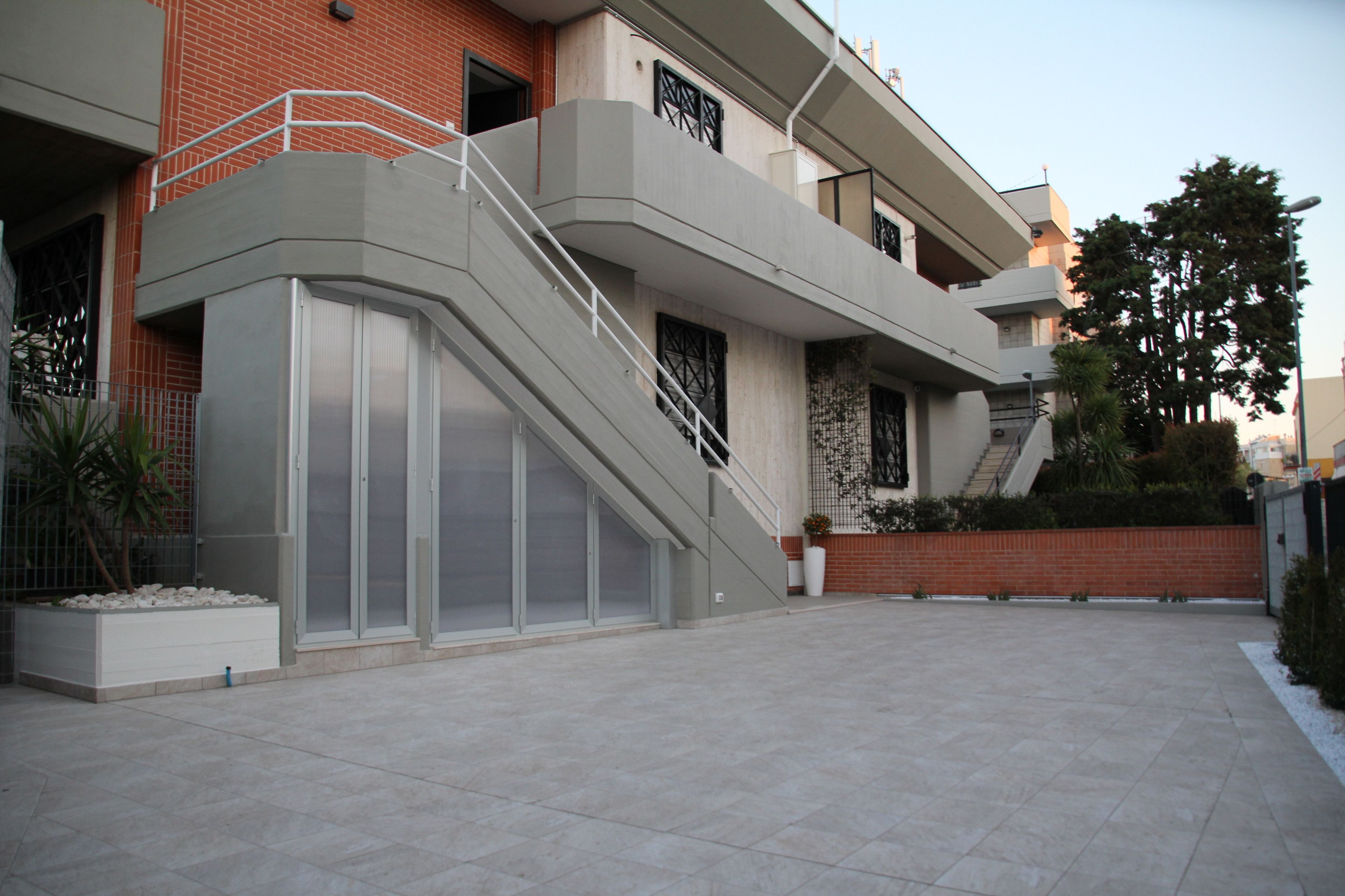 Blick von der Unterkunft