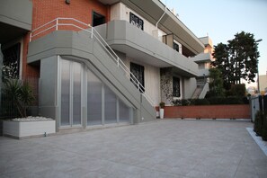 Blick von der Unterkunft