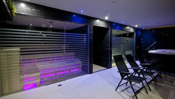 Detox wraps, reflexology, massage/treatment rooms