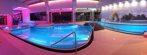 Indoor pool, outdoor pool