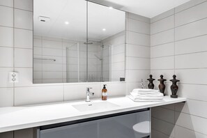 Apartment, Sea View (Pir 2) | Bathroom sink - Wright Apartments (Oslo)