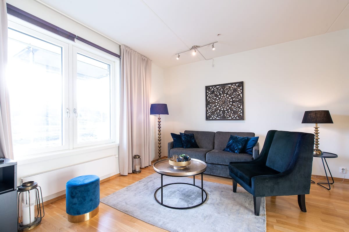 Apartment, 1 Bedroom (Sunrise 2) | Living area | Flat-screen TV