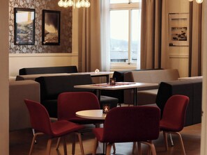 Sitteområde i lobbyen