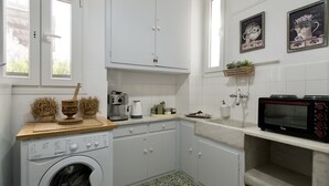 Townhouse – panorama, 2 soverom, terrasse, havneutsikt | Eget kjøkken | Kaffetrakter/tekoker, kjøleskap, ovn og kokeplater