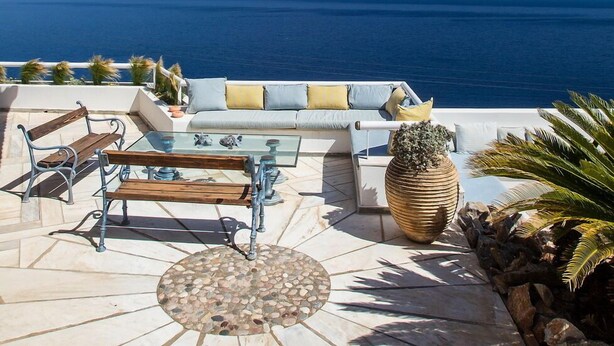 Luxury Villa, 4 Bedrooms, Private Pool, Sea View | Terrace/patio