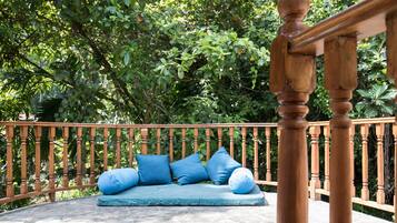 Standard Quadruple Room, Mixed Dorm, Balcony | Terrace/patio