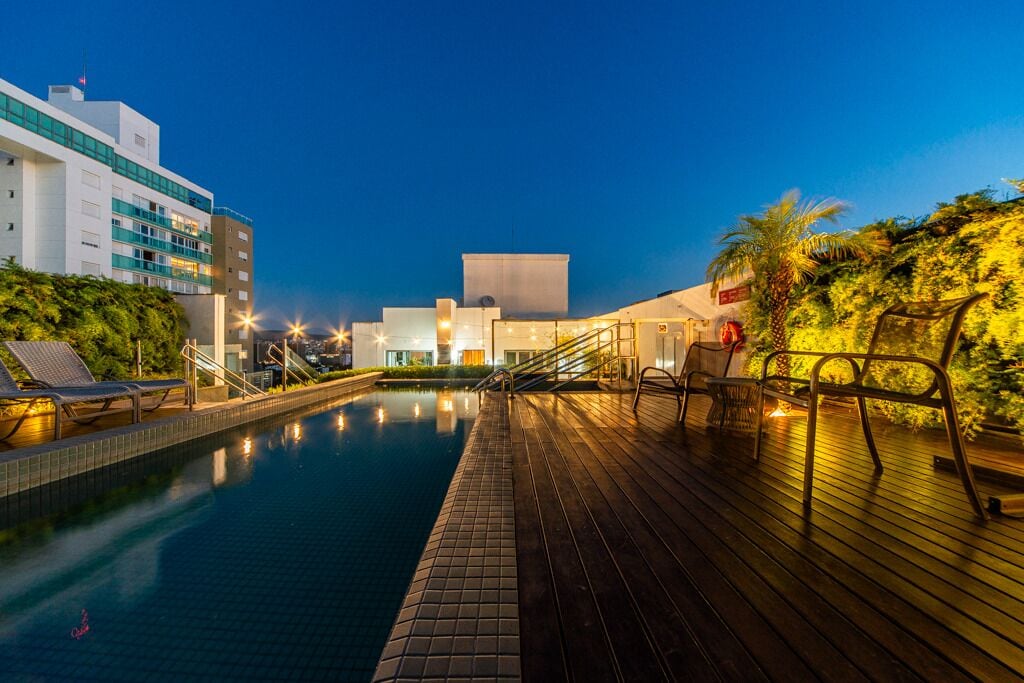 Outdoor pool, open 11:00 AM to 9:00 PM, pool umbrellas, pool loungers