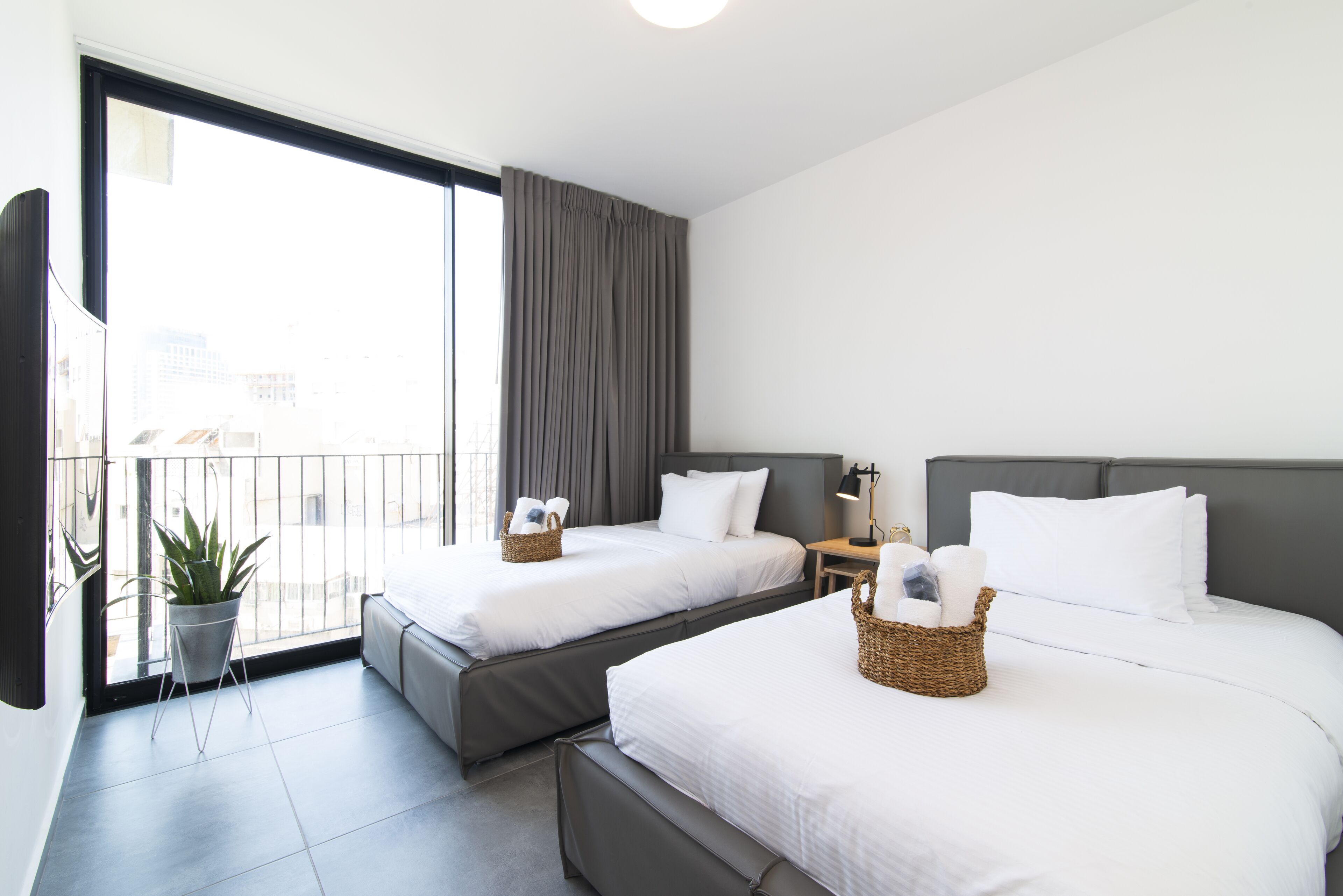 Two Bedroom Apartment with Balcony & Sea View - House No. 29 | Laptop workspace, blackout drapes, iron/ironing board, cribs/infant beds