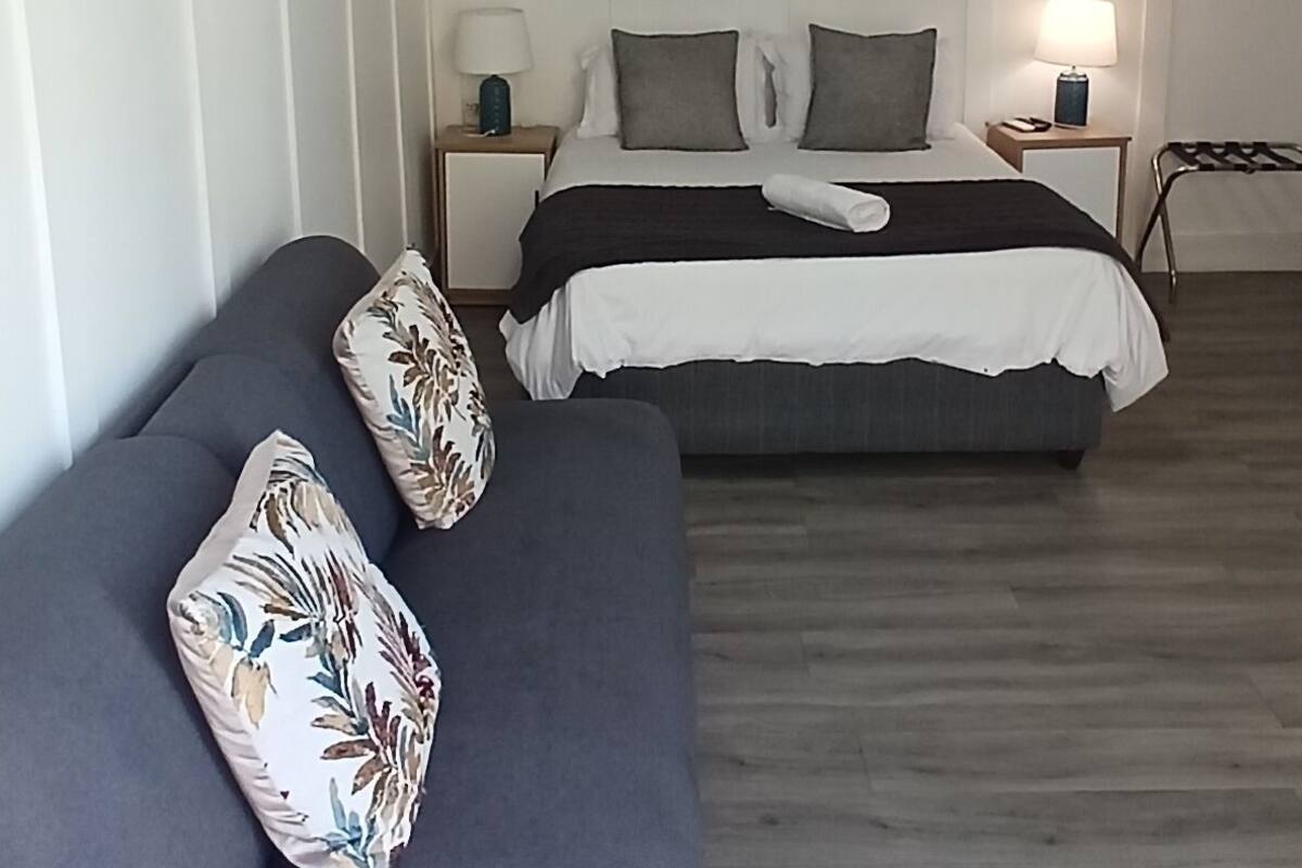 1 habitación y ropa de cama de alta calidad