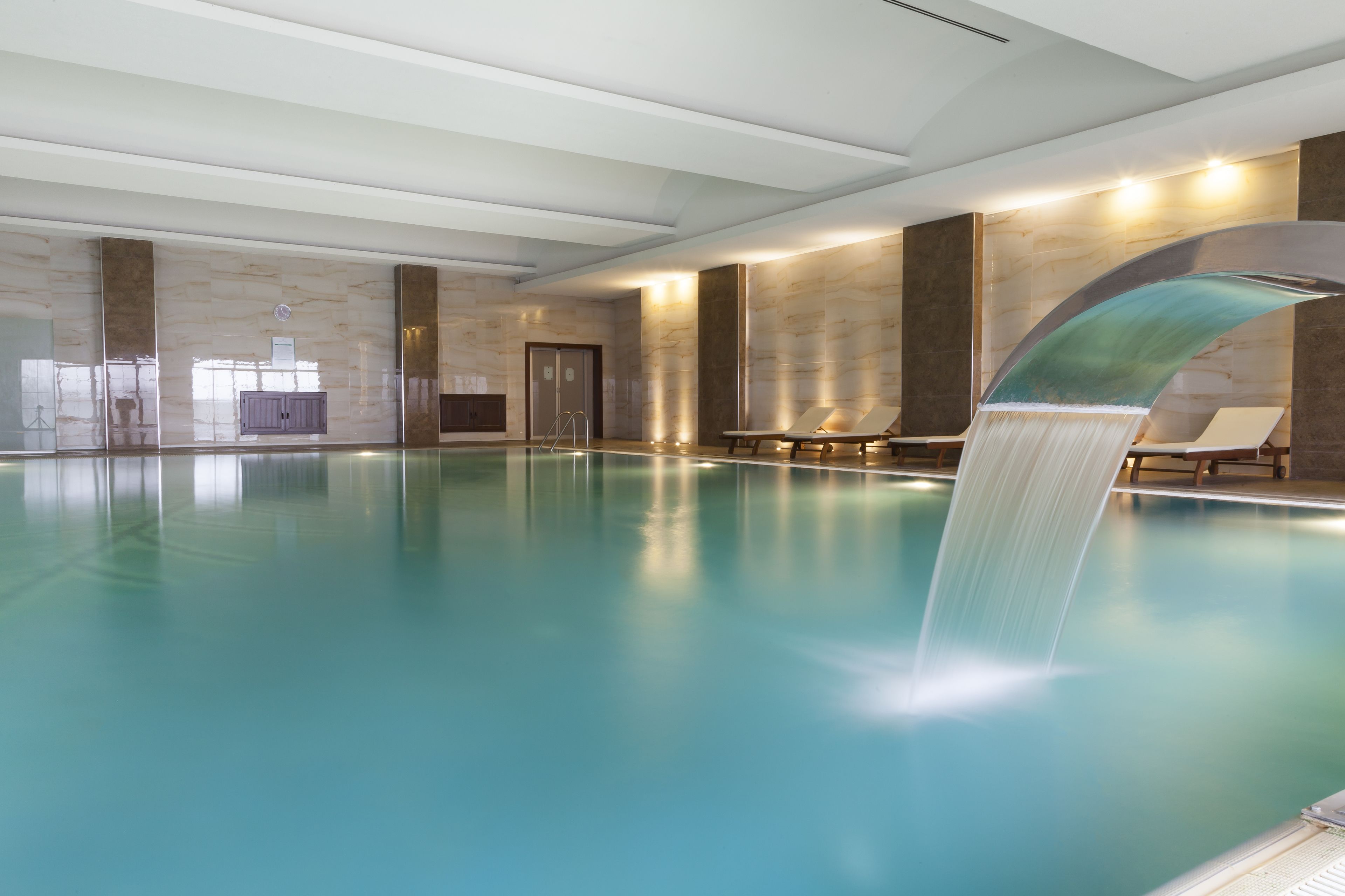 indoor pool, seasonal outdoor pool